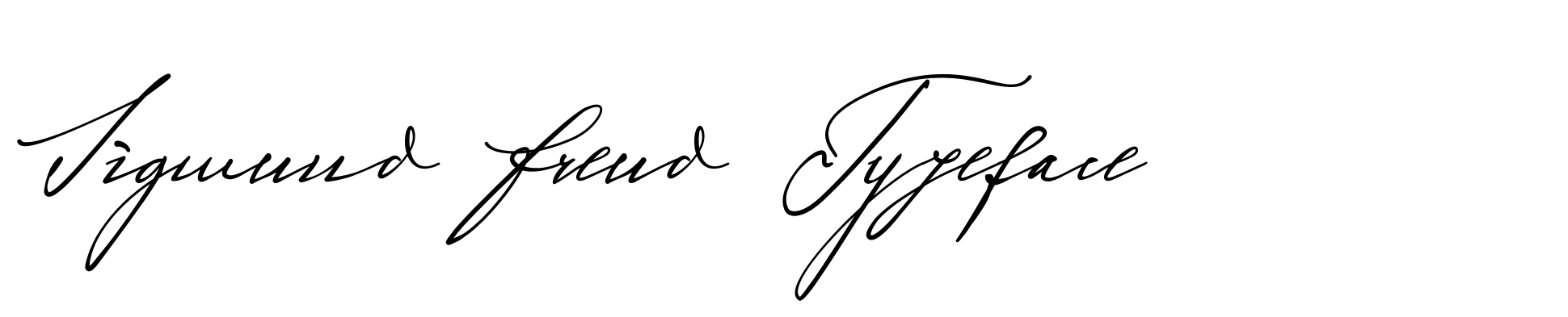Sigmund Freud Typeface